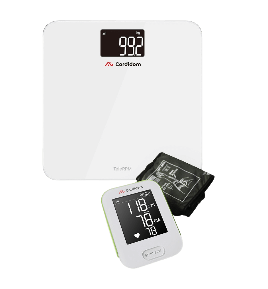 Matériel connecté pour télésurveillance médicale Cardidom